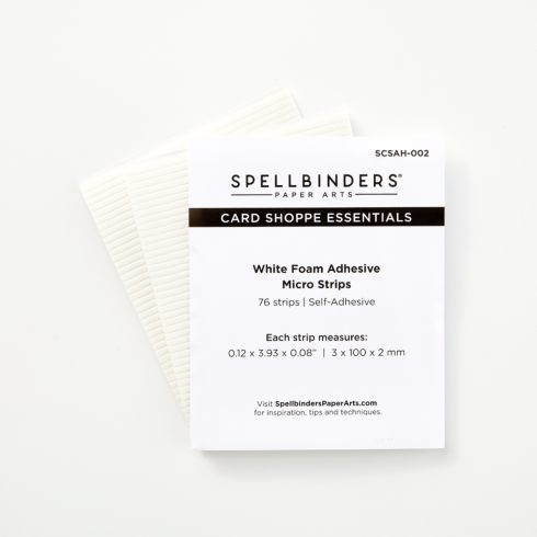 Spellbinders - 3D Klebestreifen "White" Foam Adhesive Strips 2mm