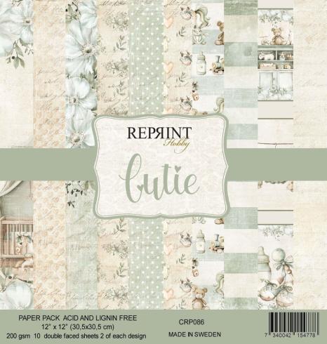 Reprint - Designpapier "Cutie" Paper Pack 12x12 Inch - 10 Bogen