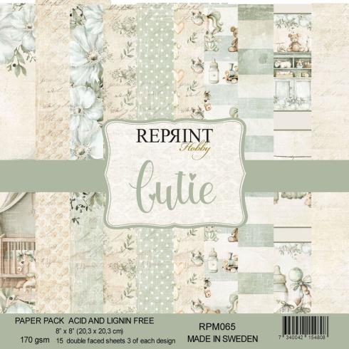 Reprint - Designpapier "Cutie" Paper Pack 8x8 Inch - 12 Bogen