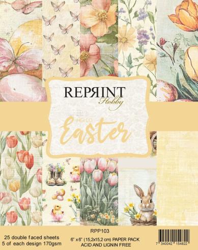 Reprint - Designpapier "Hello Easter" Paper Pack 6x6 Inch - 25 Bogen