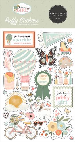 Carta Bella  - Aufkleber "That's My Girl" Puffy Stickers