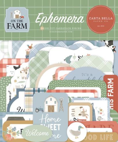 Carta Bella - Stanzteile "On The Farm" Ephemera