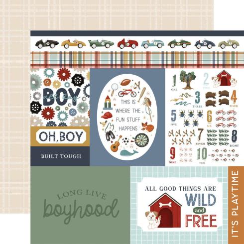 Carta Bella - Designpapier "That's My Boy" Collection Kit 12x12 Inch - 12 Bogen  