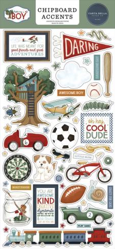 Carta Bella - Chipboard Sticker 6x13 Inch "That's My Boy "