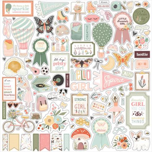 Carta Bella - Aufkleber "That's My Girl" Element Stickers 