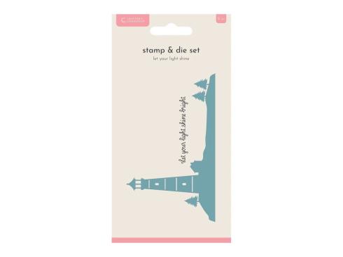 Crafters Companion - Stempelset & Stanzschablone "Let your Light Shine" Stamp & Dies