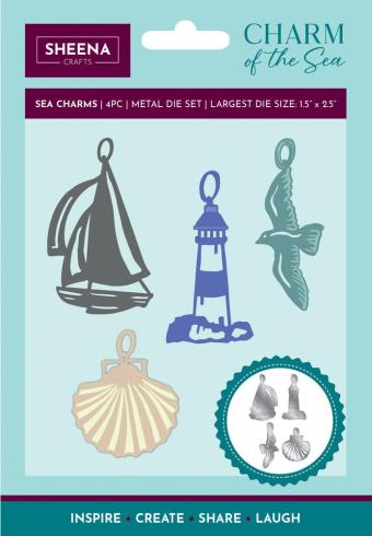 Crafters Companion - Stanzschablone "Sea Charms " Dies Design by Sheena Douglass