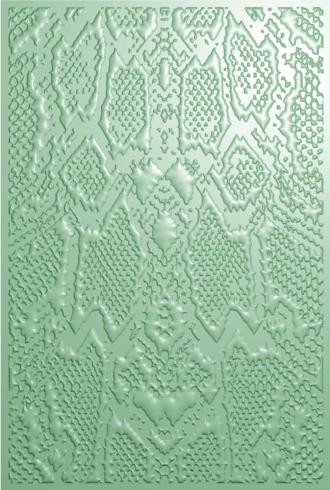 Crafters Companion - Prägefolder "Snake Print" 3D Embossingfolder