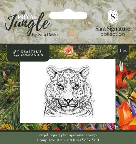 Crafters Companion - Stempel "Regal Tiger" Clear Stamps