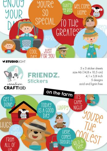 Creative Craft Lab - Aufkleber "On The Farm" Sticker