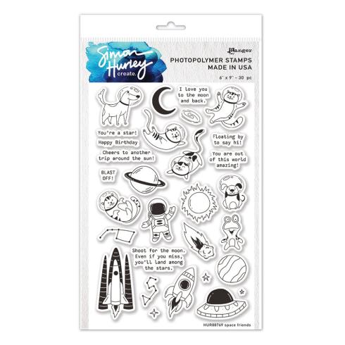 Ranger - Stempelset by Simon Hurley Create "Space Friends" Clear Stamps