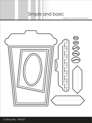 Simple and Basic - Stanzschablone "Coffee to Go" Dies