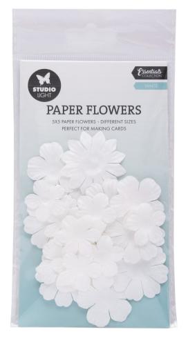 Studio Light - Papier Blumen "White" Paper Flowers