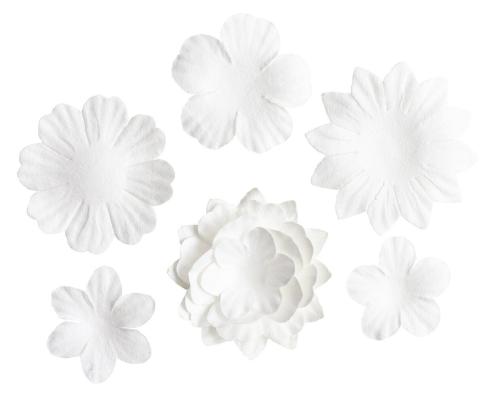 Studio Light - Papier Blumen "White" Paper Flowers