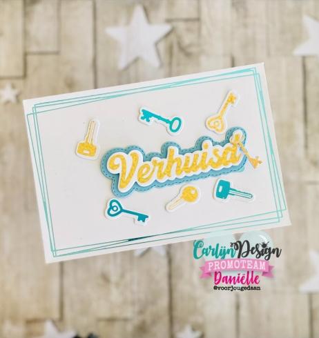 Carlijn Design "Verhuisd" Hot Foil  