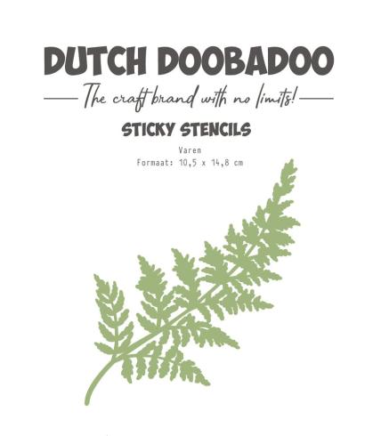 Dutch Doobadoo - Schablone 10,5x14,8cm "Fern" Stencil