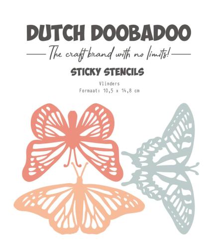 Dutch Doobadoo - Schablone 10,5x14,8cm "Butterfly" Stencil