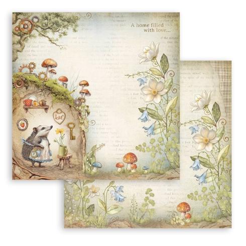 Stamperia - Designpapier "Hidden Grove" Paper Pack 12x12 Inch - 10 Bogen