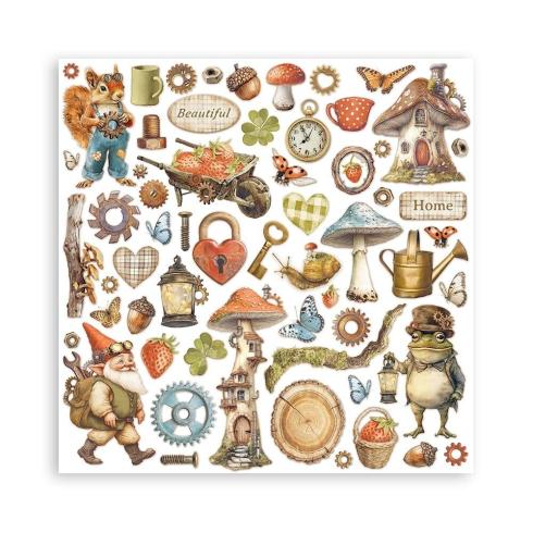 Stamperia - Designpapier "Hidden Grove" Paper Pack 12x12 Inch - 10 Bogen