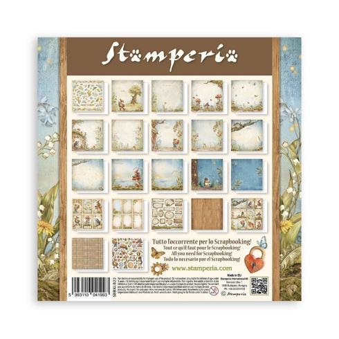 Stamperia - Designpapier "Hidden Grove" Maxi Paper Pack 12x12 Inch - 22 Bogen