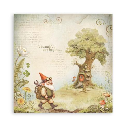 Stamperia - Designpapier "Hidden Grove" Maxi Paper Pack 12x12 Inch - 22 Bogen