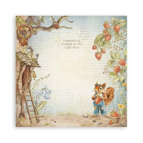 Stamperia - Designpapier "Hidden Grove" Maxi Paper Pack 12x12 Inch - 22 Bogen