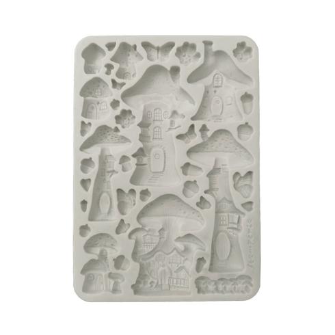 Stamperia - Gießform A5 "Mushroom House" Soft Mould 