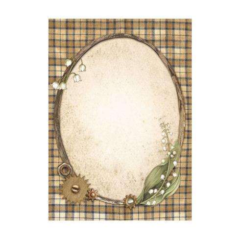 Stamperia - Decopatch Papier "Backgrounds" Decoupage A6 - 8 Bogen  