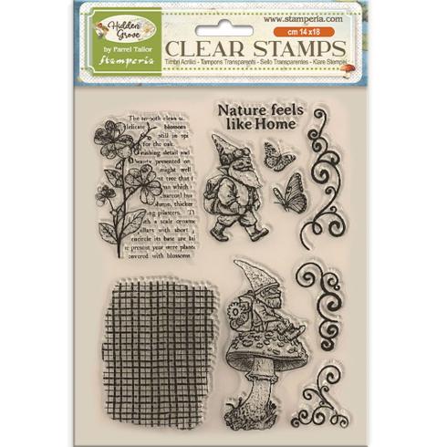 Stamperia - Stempelset "Gnome" Clear Stamps