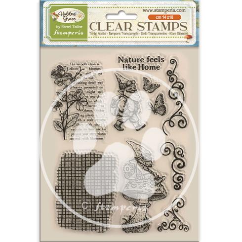 Stamperia - Stempelset "Gnome" Clear Stamps