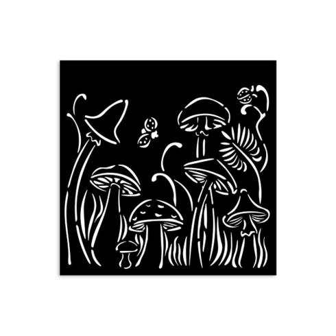 Stamperia - Schablone 12x12cm "Mushrooms" Stencil