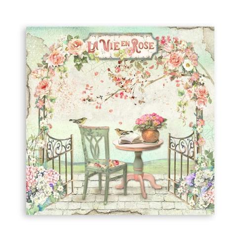 Stamperia - Designpapier "House of Roses" Maxi Paper Pack 12x12 Inch - 22 Bogen