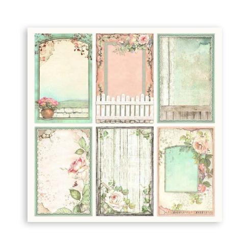 Stamperia - Designpapier "House of Roses" Maxi Paper Pack 12x12 Inch - 22 Bogen