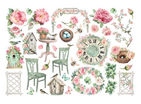 Stamperia - Stanzteile "House of Roses" Die Cuts Ephemera