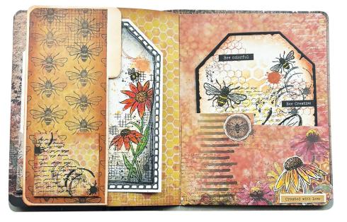 Studio Light - Stanzteile "Sweet Bee Memories" Die Cut Block - 10 Bogen