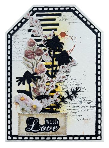 Studio Light - Stanzteile "Sweet Bee Memories" Die Cut Block - 10 Bogen