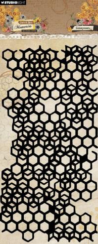 Studio Light - Schablone "Honeycomb" Stencil  