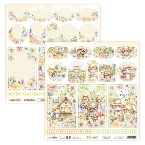 ScrapBoys - Designpapier "Picnic!" Paper Pack 12x12 Inch - 12 Bogen