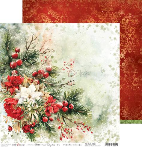 Craft OClock - Designpapier "Christmas Everywhere" Paper Pack 12x12 Inch - 6 Bogen