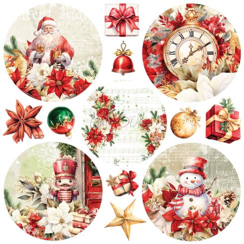 Craft OClock - Designpapier "Christmas Everywhere" Paper Pack 8x8 Inch - 24 Bogen