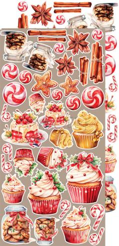 Craft OClock - Ausschneidebogen "Christmas Everywhere" Extra Set Christmas - 18 Bogen