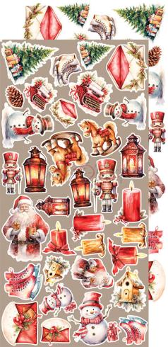 Craft OClock - Ausschneidebogen "Christmas Everywhere" Extra Set Christmas - 18 Bogen