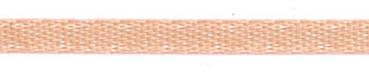 Satinband, apricot,  Breite 10mm - Länge 4,5m
