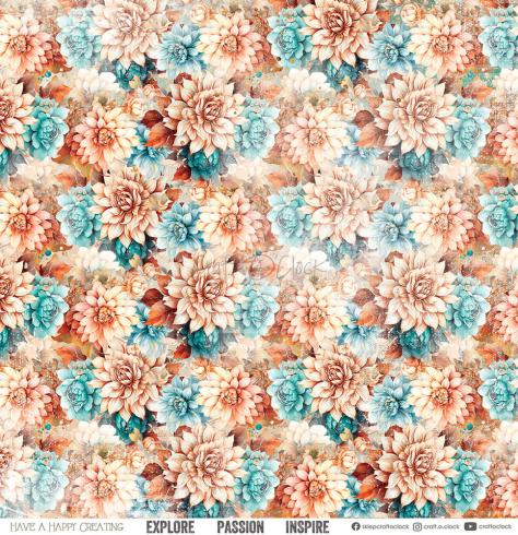 Craft OClock - Designpapier "Vintage Heaven" Paper Pack 12x12 Inch - 6 Bogen