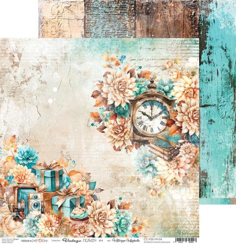 Craft OClock - Designpapier "Vintage Heaven" Paper Pack 12x12 Inch - 6 Bogen