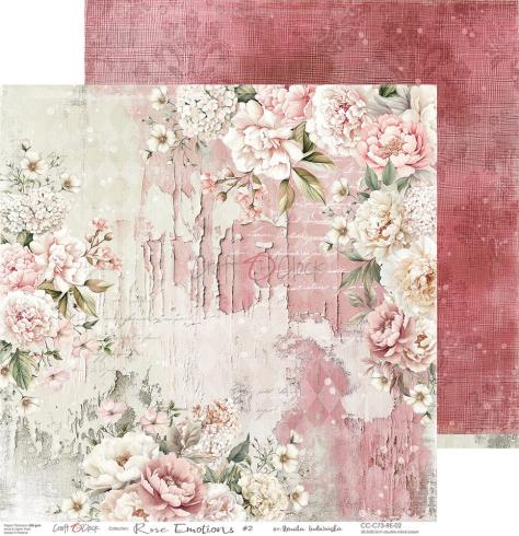 Craft OClock - Designpapier "Rose Emotions" Paper Pack 12x12 Inch - 6 Bogen