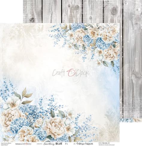 Craft OClock - Designpapier "Something Blue" Paper Pack 12x12 Inch - 6 Bogen