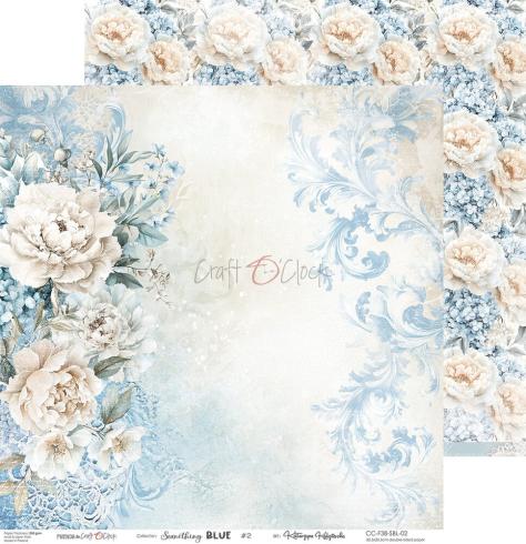 Craft OClock - Designpapier "Something Blue" Paper Pack 12x12 Inch - 6 Bogen