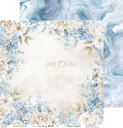 Craft OClock - Designpapier "Something Blue" Paper Pack 12x12 Inch - 6 Bogen