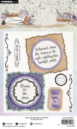 Studio Light - Stempelset "Diary of Dreams" Clear Stamps